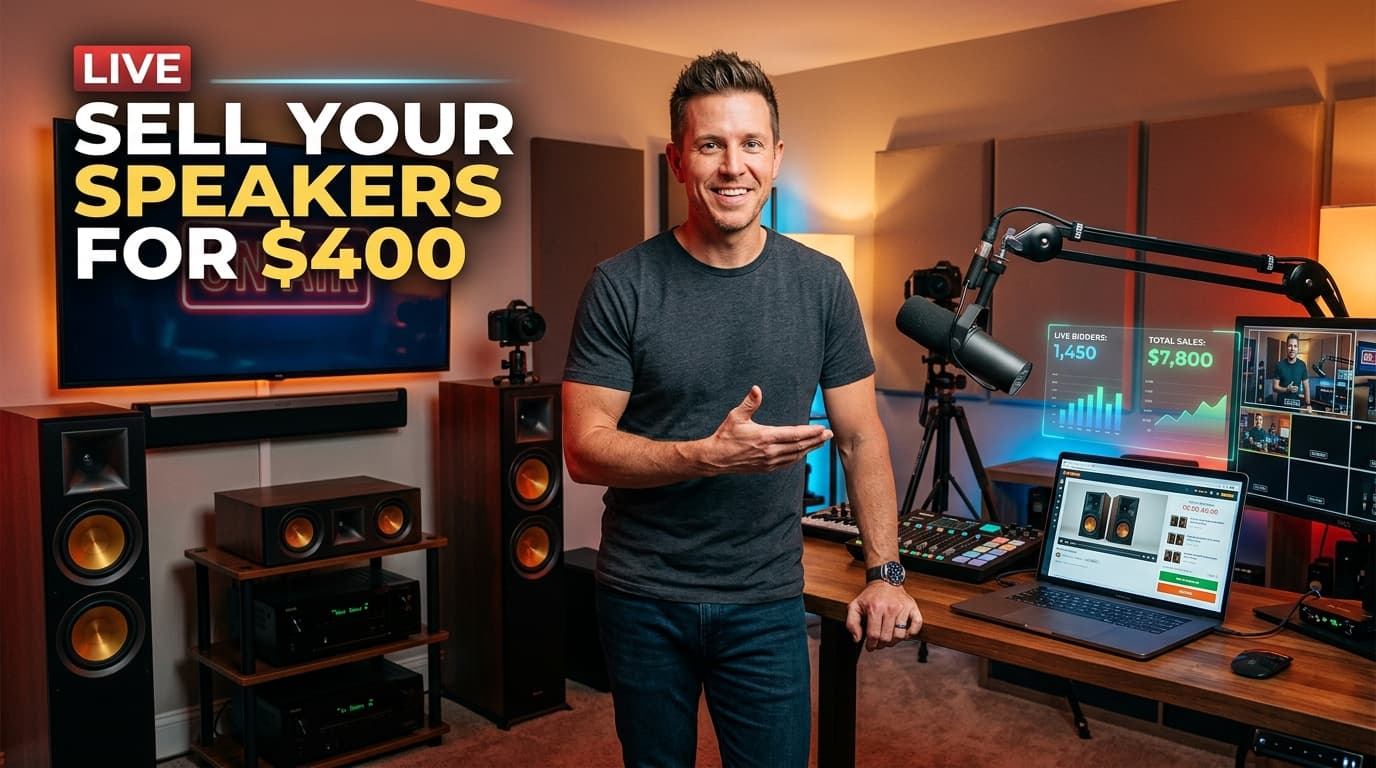 First-Time Live Seller? Score $400 on Home Audio Gear with This Simple Guide
