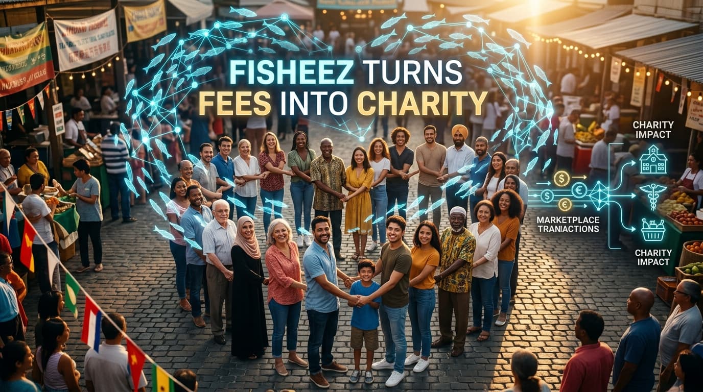 Fishlanthropy: How Fisheez's Low Fees Power Community-Voted On-Chain Giving and Real-World Impact