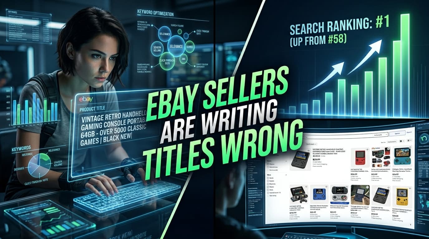 How to Write eBay & Amazon Product Titles That Rank #1 in 2026: Ultimate SEO Guide for Sellers