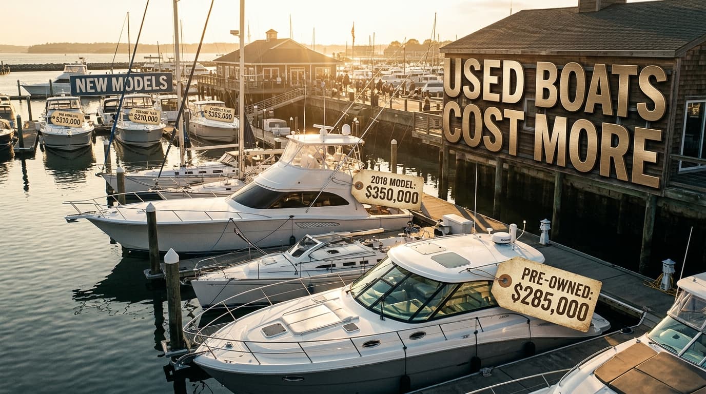 Used Boats Now Cost More Than New Ones — Let That Sink In